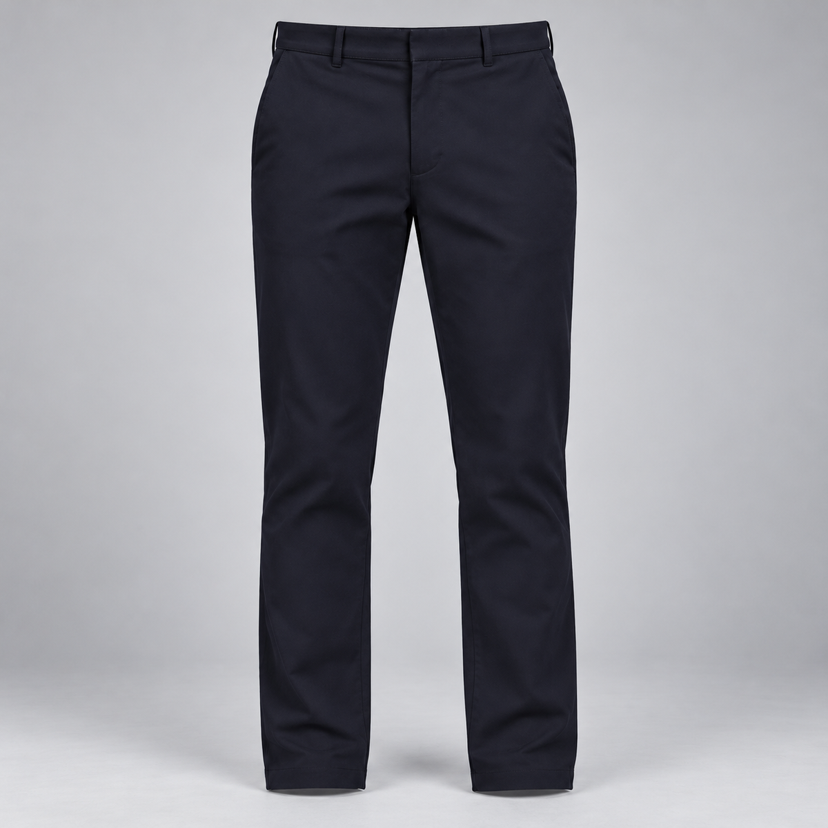 Plain Front Trousers - Ink Navy — product front