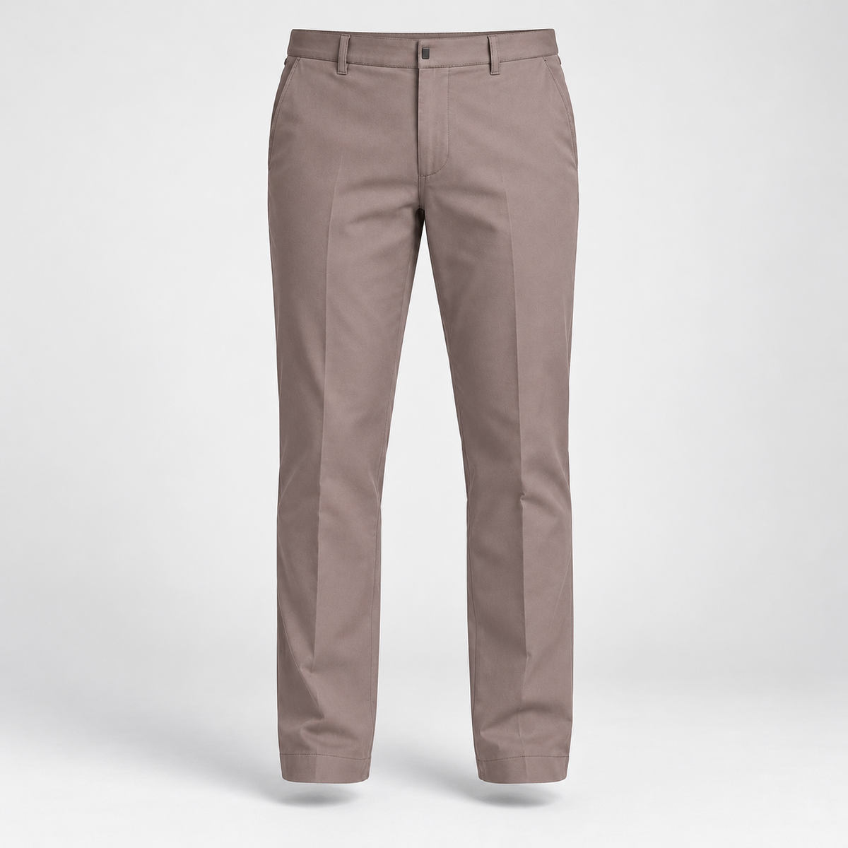 Plain Front Trousers - Taupe — product front