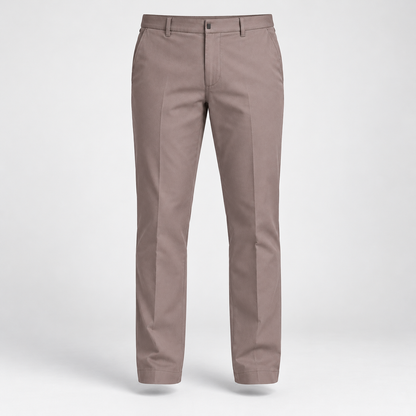 Plain Front Trousers - Taupe — product front
