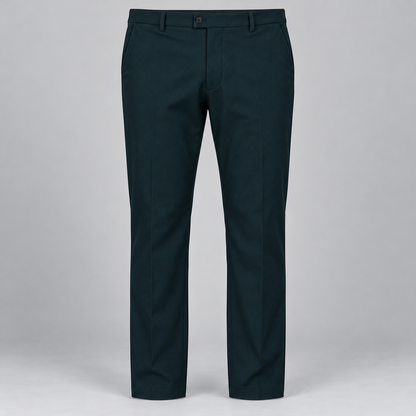 Tab Waist Trousers - Dark Green — product front