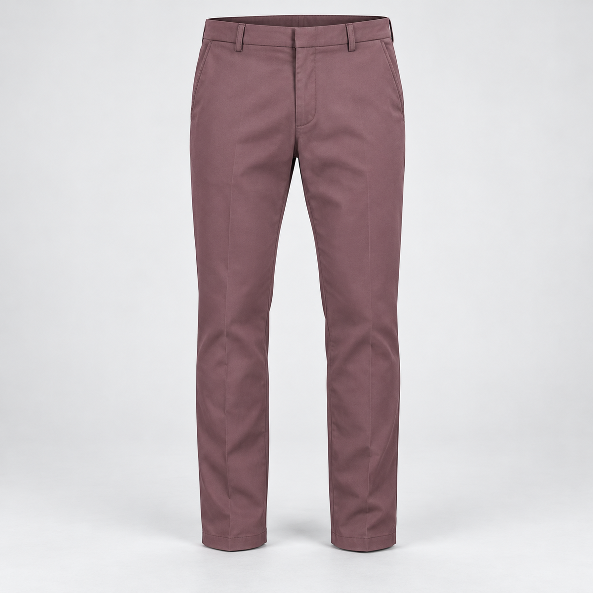 Plain Front Trousers - Mauve — product front