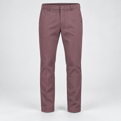 Plain Front Trousers - Mauve — product front