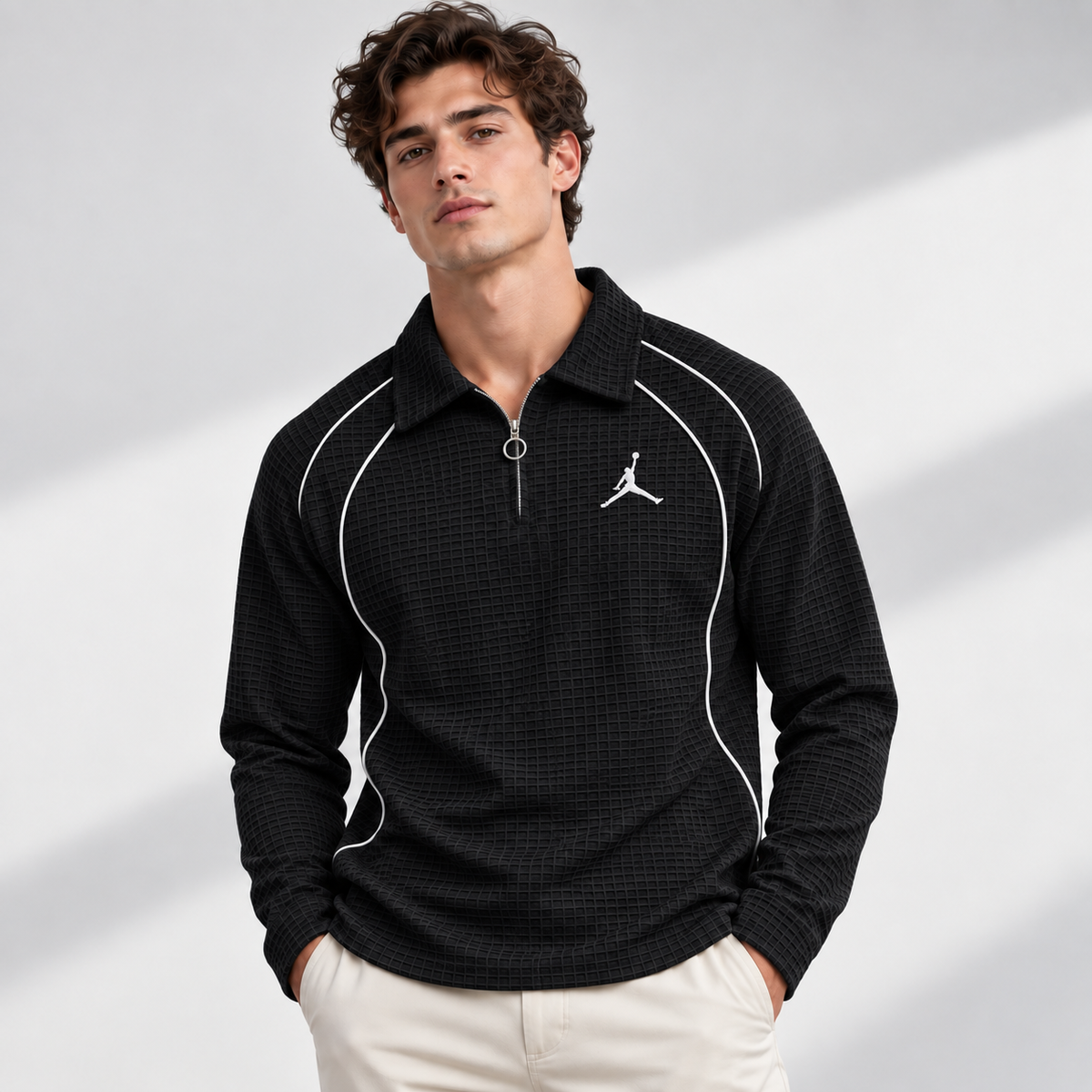 Piping Full Sleeve Black