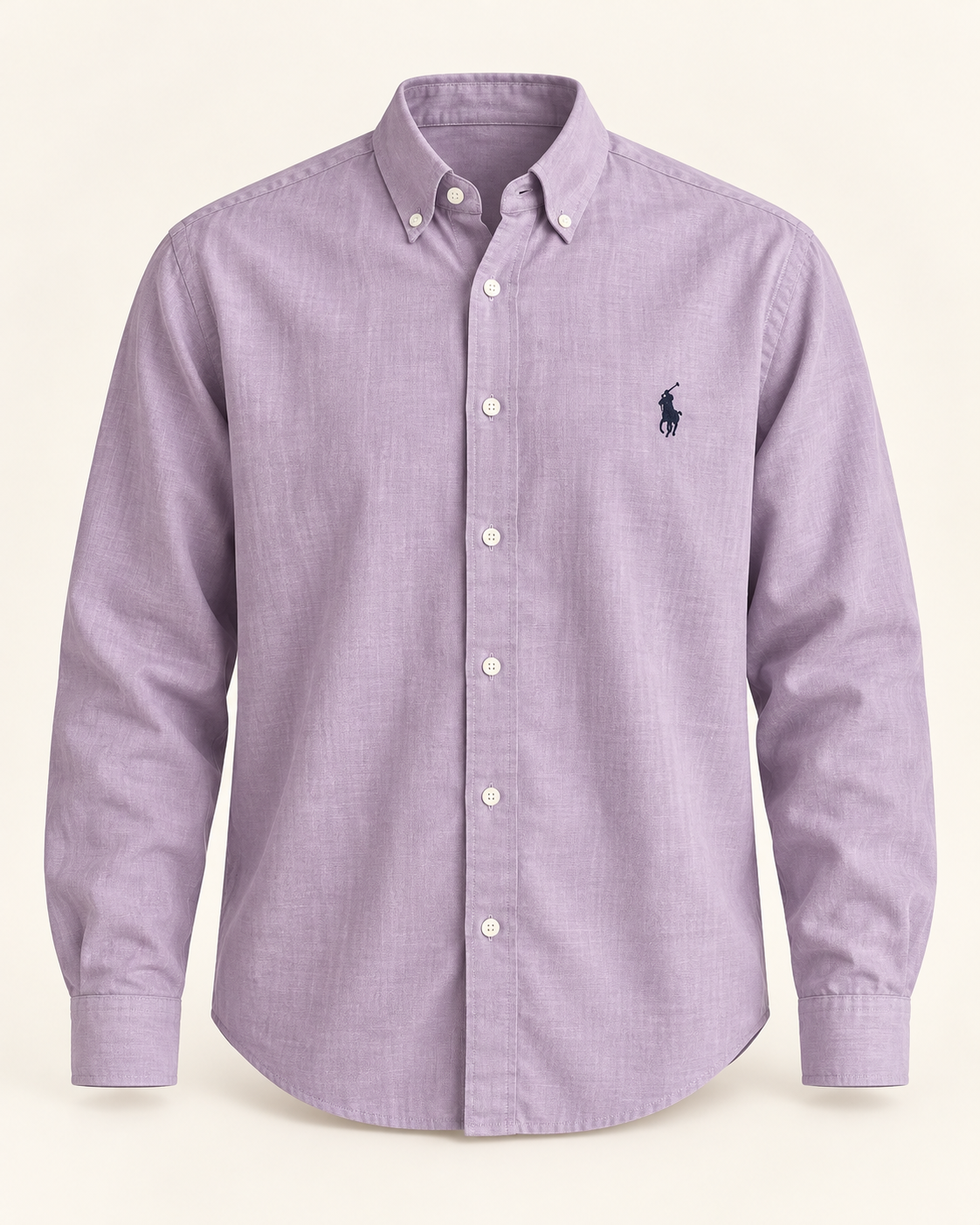 lyocell linen boxy shirt in Lavender, product view