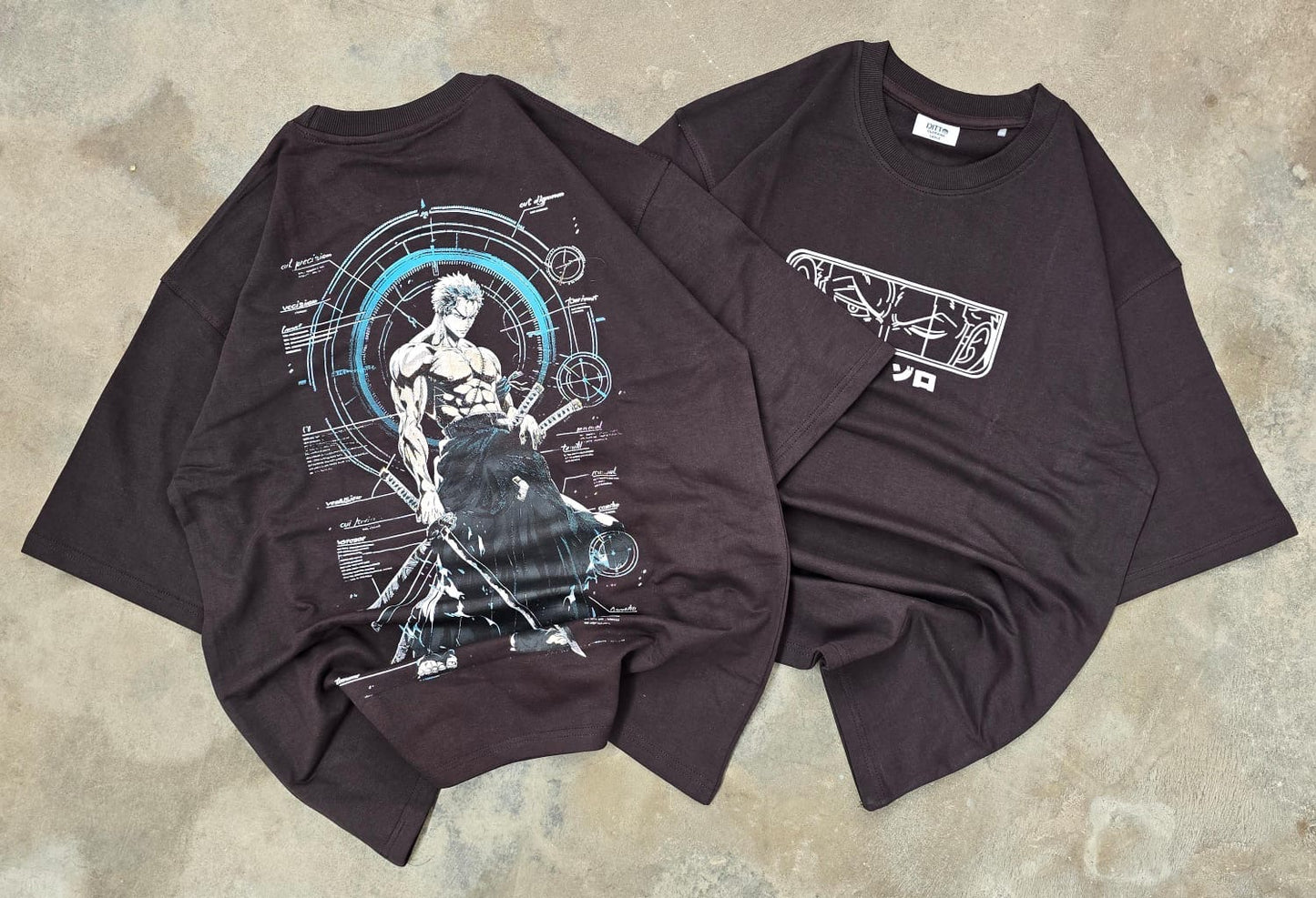 Black premium 240 GSM graphic T-shirt