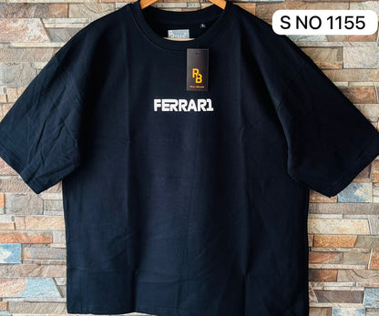 COTTON DOWN SHOULDER PRINT TSHIRT...