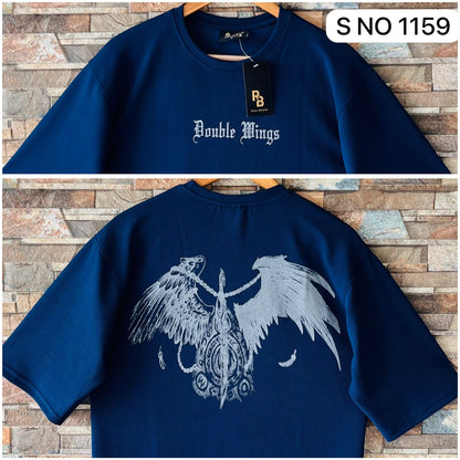 Down shoulder printed Tshirt...