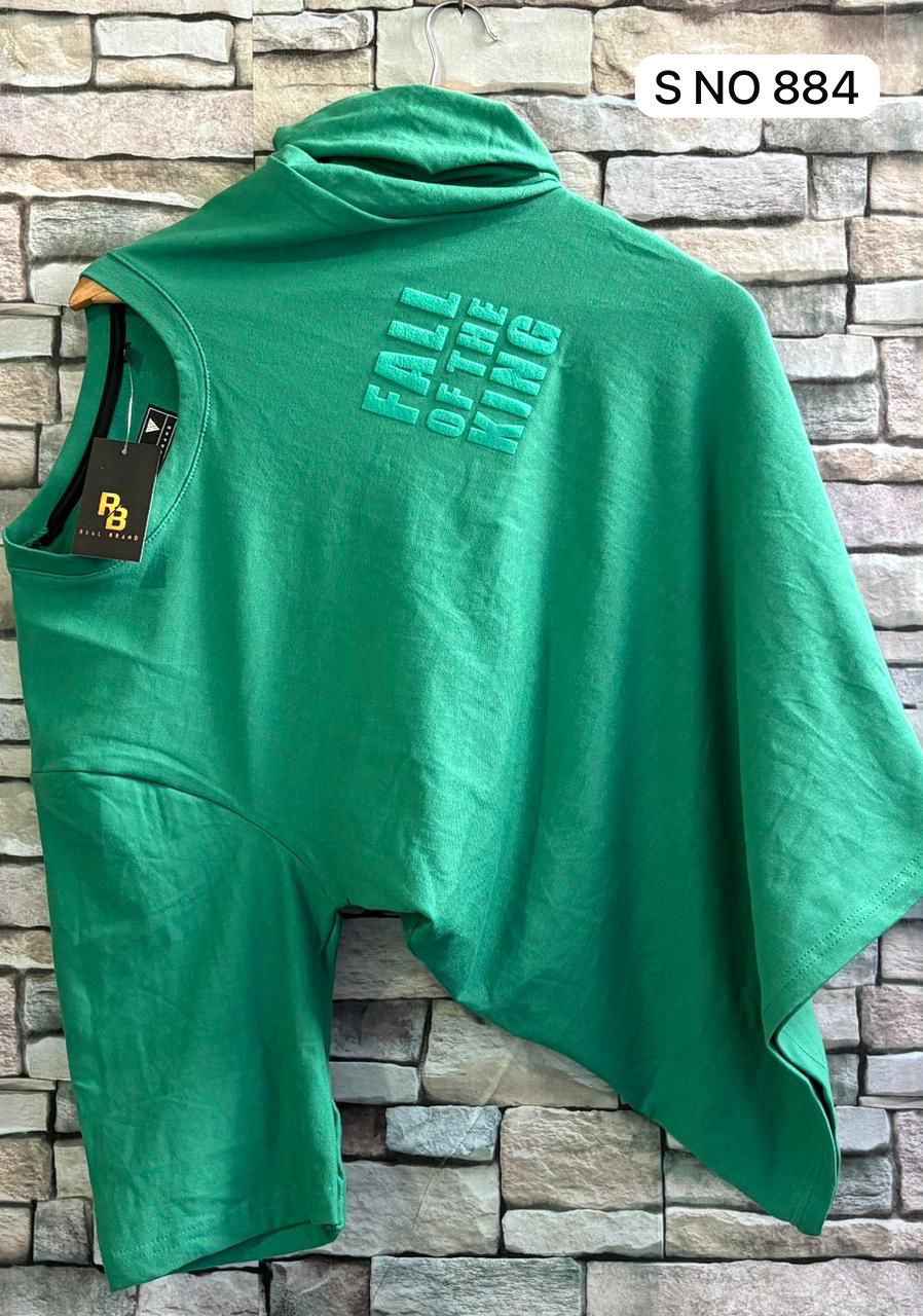 Down Shoulder Fail Of The King printed Tshirt