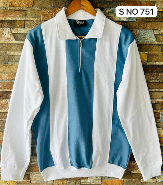 KOREAN ZIP FULL HAND TSHIRT...