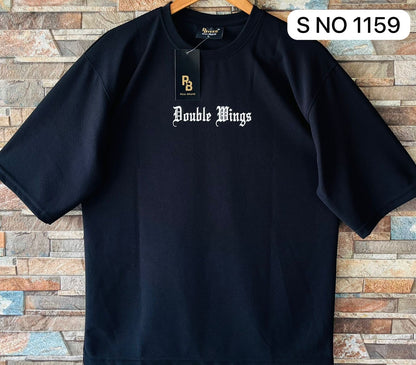 Down shoulder printed Tshirt...