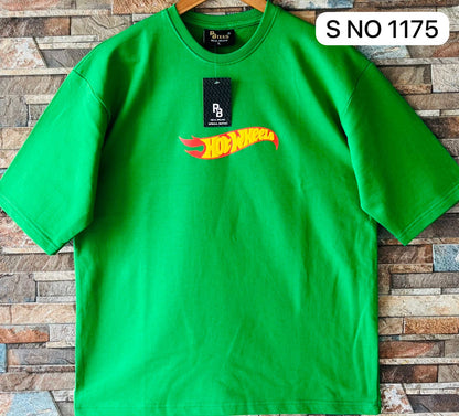 Down shoulder Hot Wheels Printed Tshirt