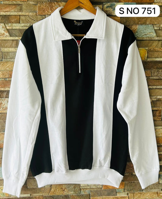 KOREAN ZIP FULL HAND TSHIRT...