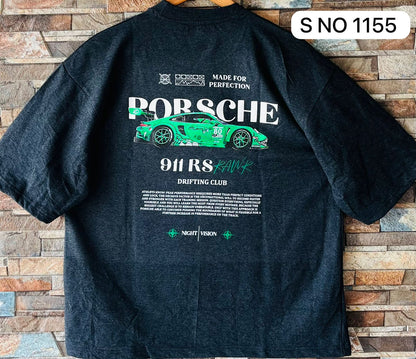 COTTON DOWN SHOULDER PRINT TSHIRT..