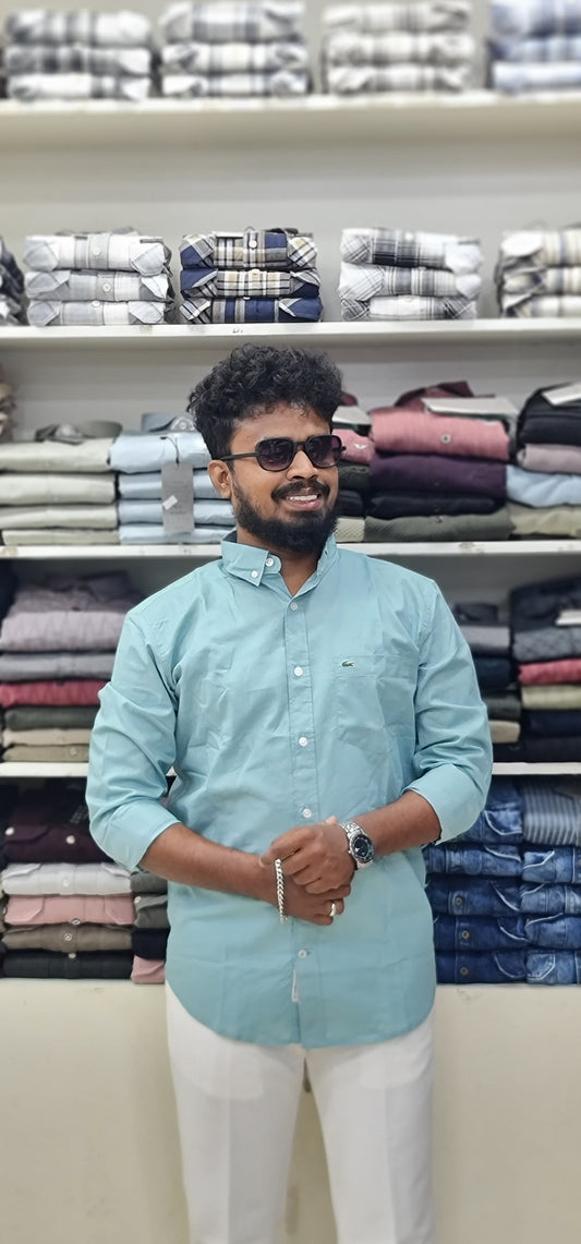 LACOSTE BRANDED FULL HAND SHIRT...