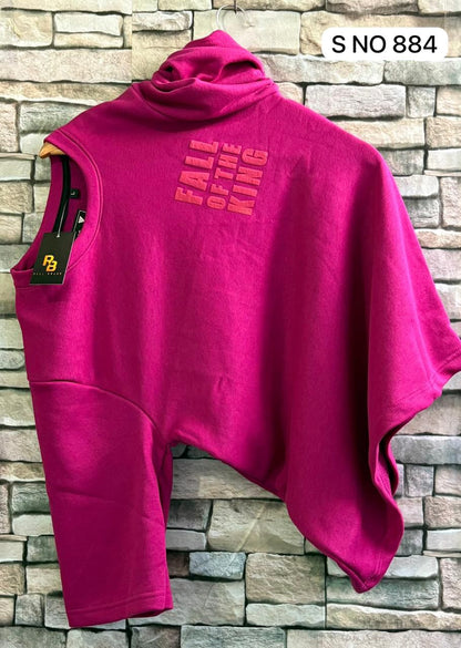 Down Shoulder Fail Of The King printed Tshirt