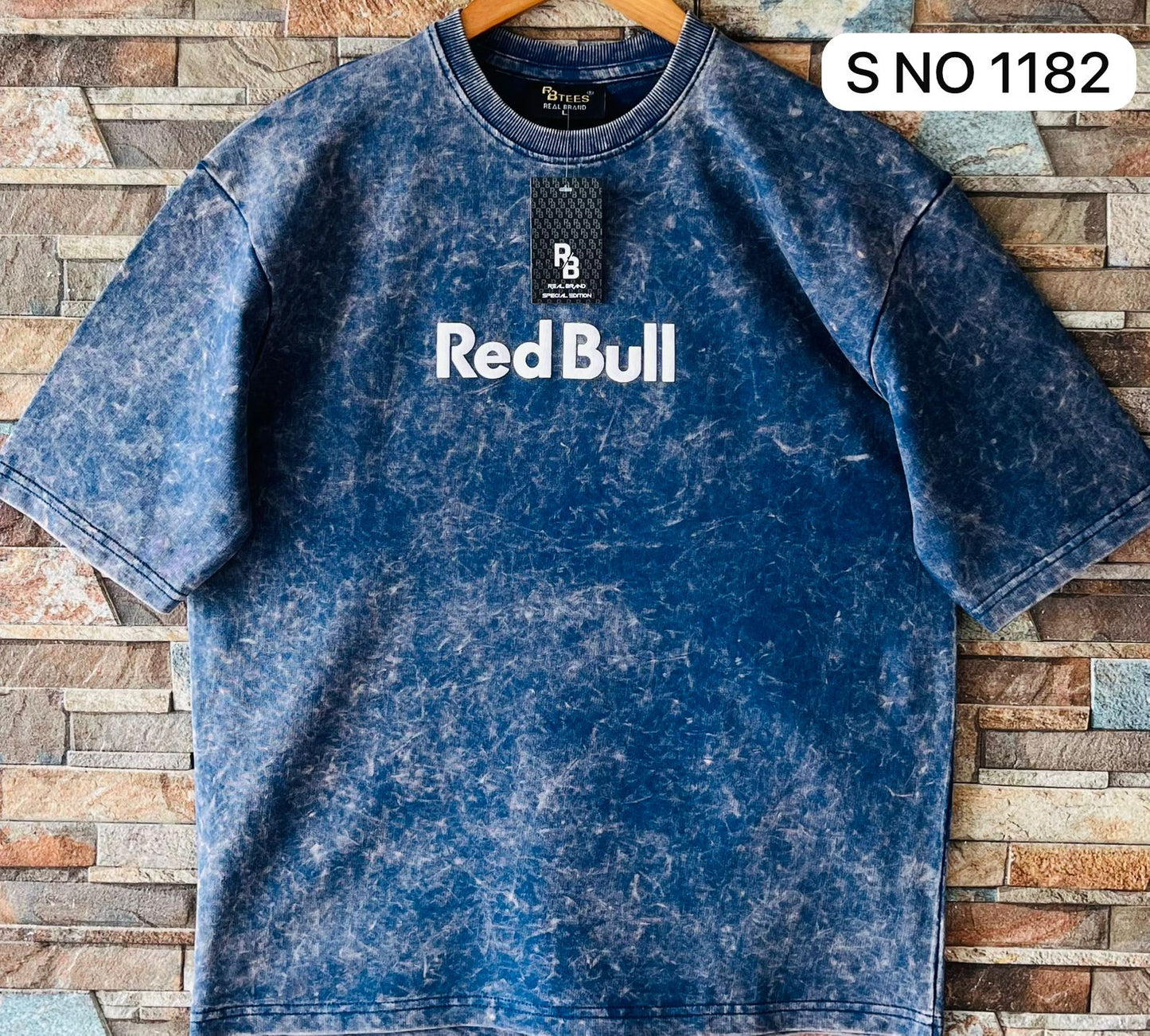 COTTON DOWN SHOULDER RED BULL TSHIRT...