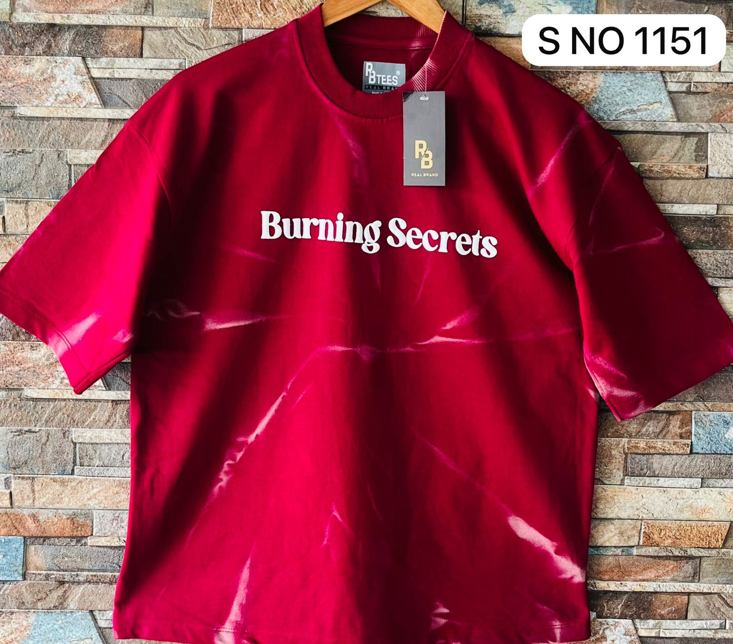 Down shoulder Back printed Tshirt...