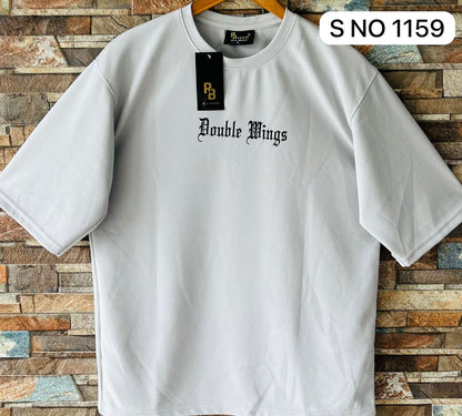 Down shoulder printed Tshirt...