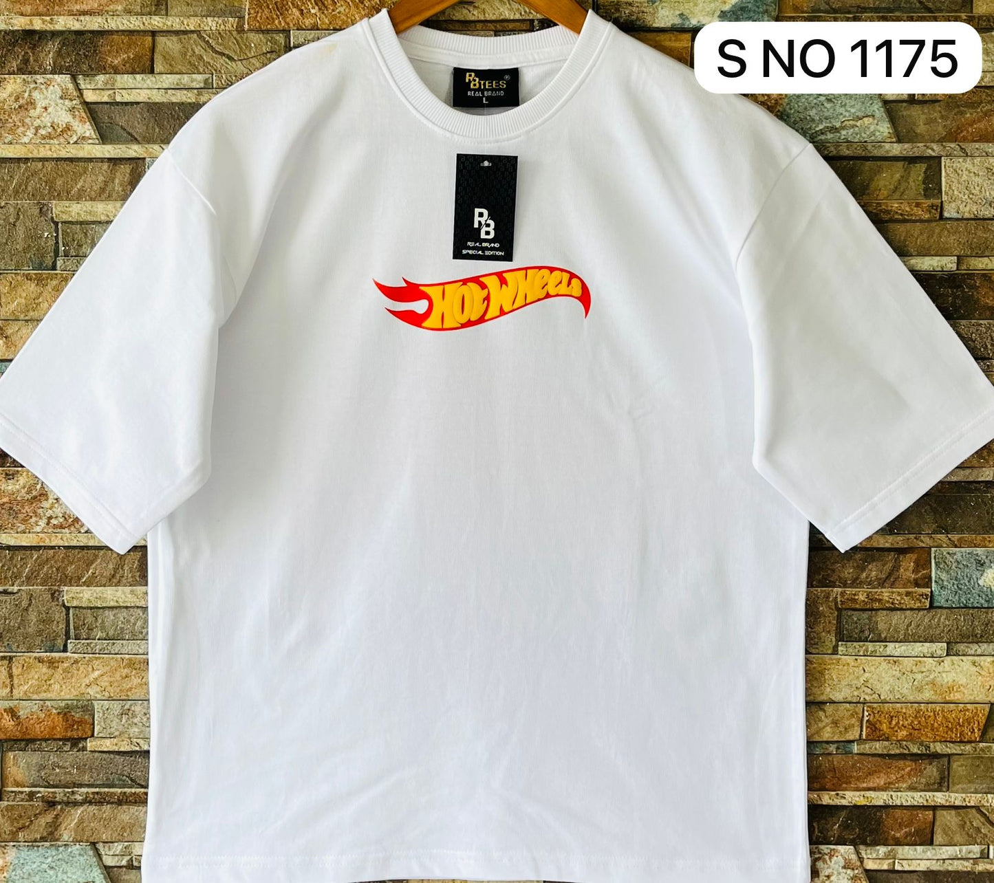 Down shoulder Hot Wheels Printed Tshirt