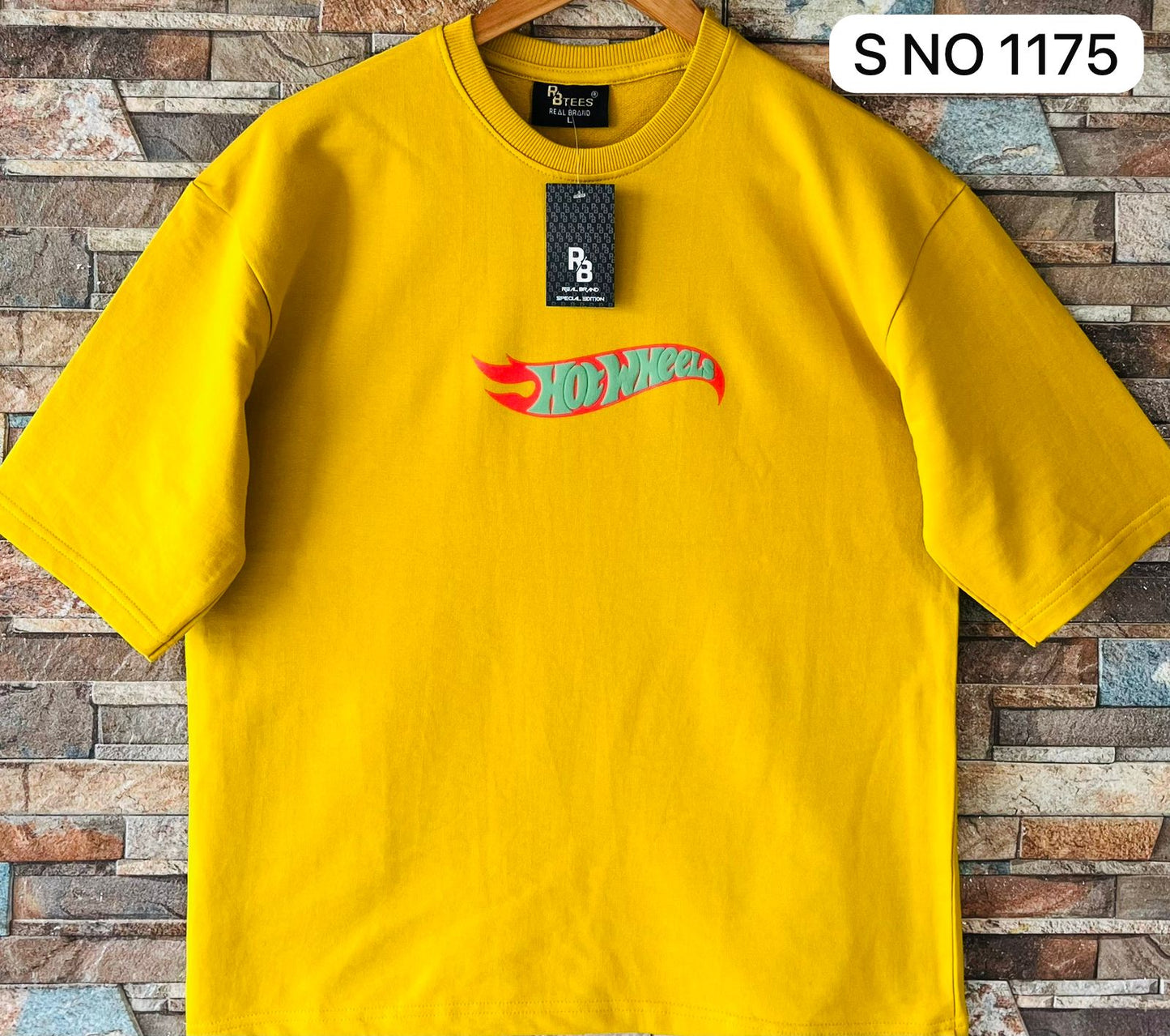 Down shoulder Hot Wheels Printed Tshirt