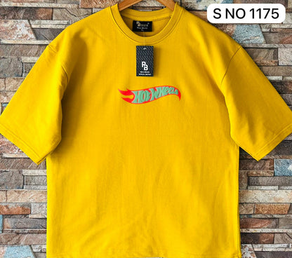 Down shoulder Hot Wheels Printed Tshirt