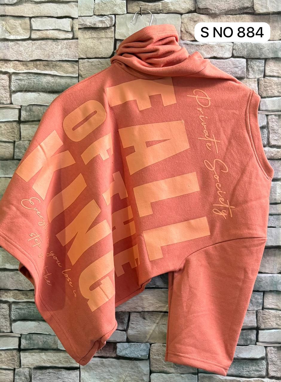 Down shoulder Fail Of The King printed Tshirt