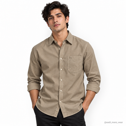 TFO Oxford Plain Mill Finish Shirt - Khaki