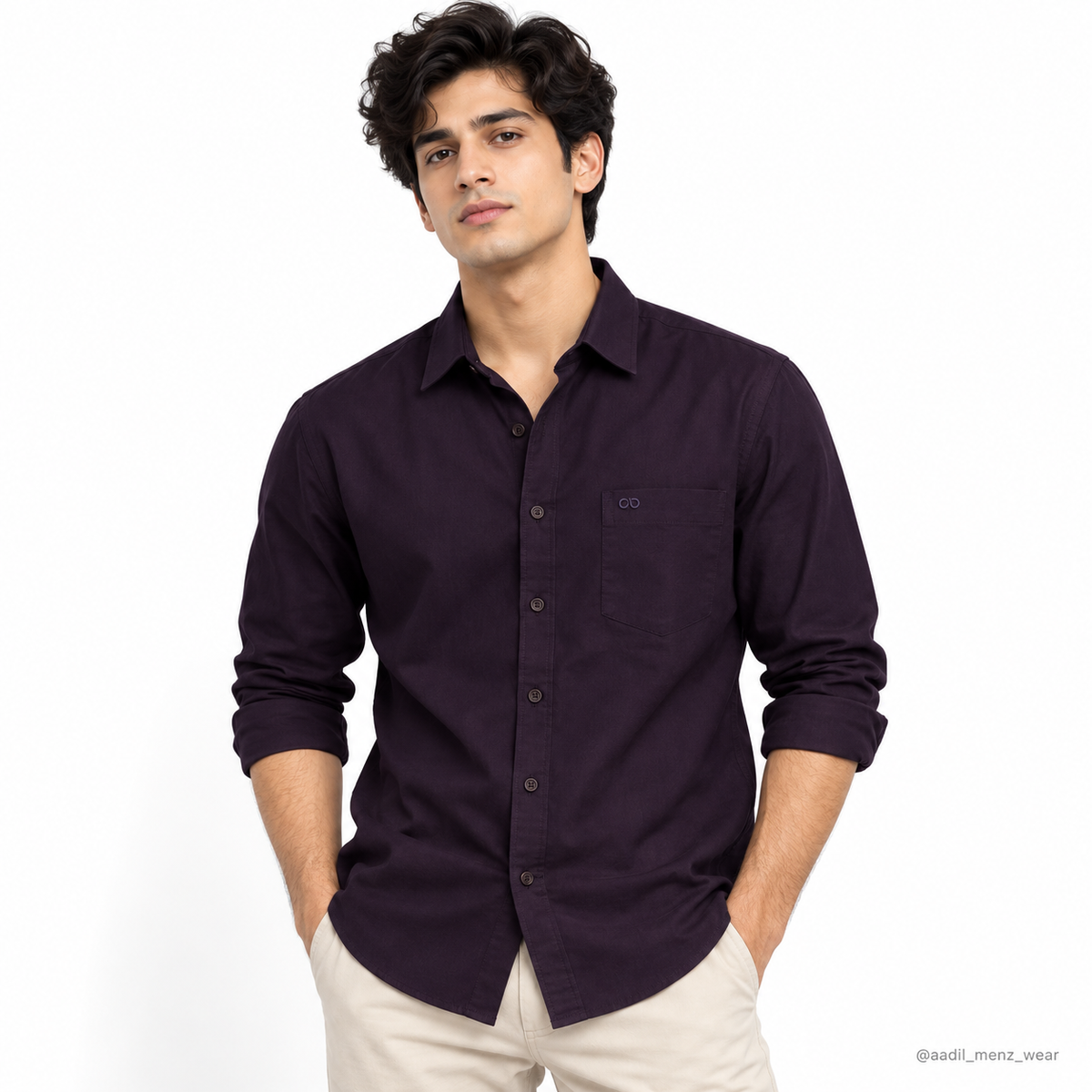 TFO Oxford Plain Mill Finish Shirt - Wine